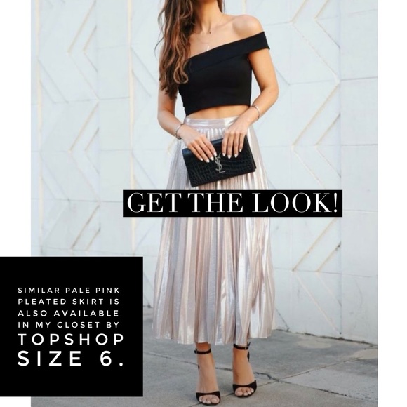 NWOT UO Black Off Shoulder Crop Top - Picture 3 of 13